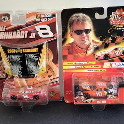 Sale Photo Thumbnail #772: Dale Earnhardt Jr Winners Circle & Ricky Rudd Racing Champions (package is warped as pictured)