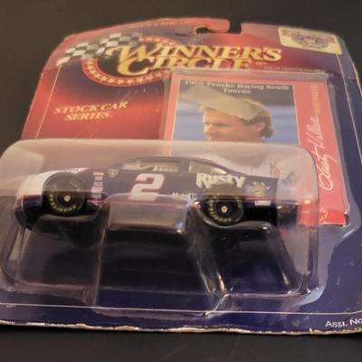 Sale Photo Thumbnail #810: Dale Earnhardt & Rusty Wallace Winners Circle (Both have damage to packages as pictured, are sealed)