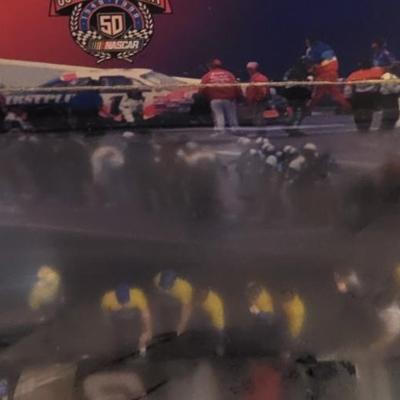 Sale Photo Thumbnail #801: Dale Earnhardt & Rusty Wallace Winners Circle (Both have damage to packages as pictured, are sealed)