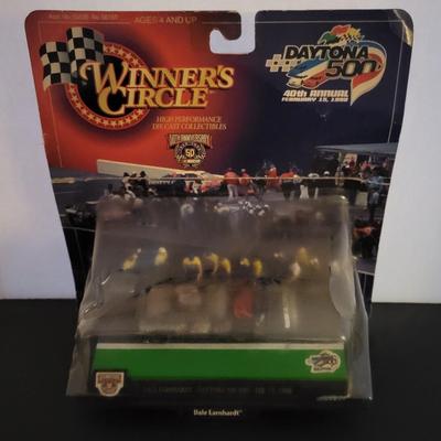 Sale Photo Thumbnail #799: Dale Earnhardt & Rusty Wallace Winners Circle (Both have damage to packages as pictured, are sealed)