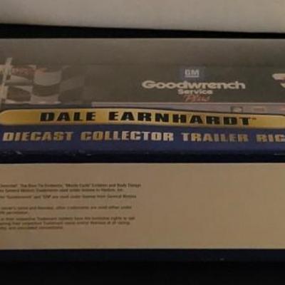 Sale Photo Thumbnail #837: Dale Earnhardt Diecast Collector Trailer Rig (has a small rip on box as pictured)