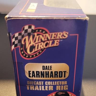 Sale Photo Thumbnail #840: Dale Earnhardt Diecast Collector Trailer Rig (has a small rip on box as pictured)