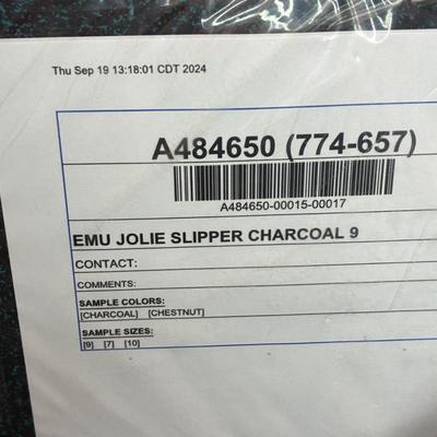 EMU Australia Charcoal Slippers 9