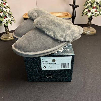 EMU Australia Charcoal Slippers 9