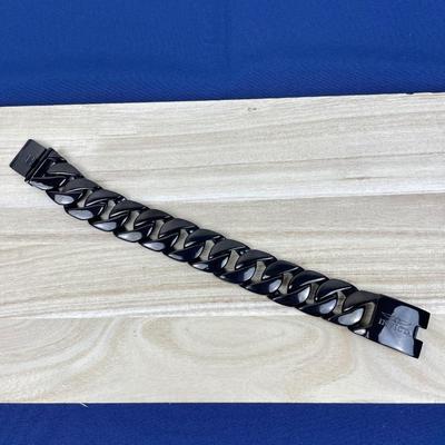 New Invicta Men’s Black Stainless Steel Bracelet