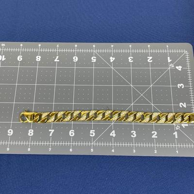 New Invicta Men’s Goldtone Stainless Steel Bracelet