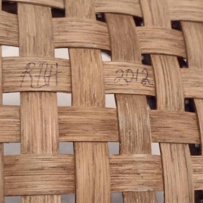 Large, Hand Woven Basket- Signed by Artist