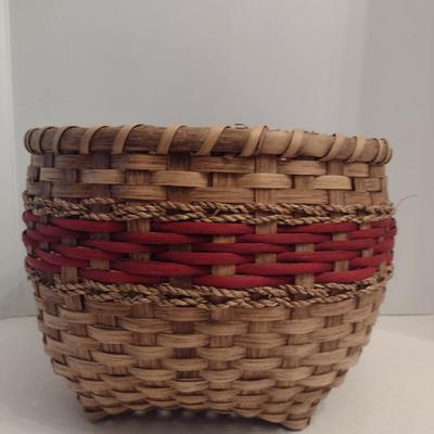 Large, Hand Woven Basket- Signed by Artist