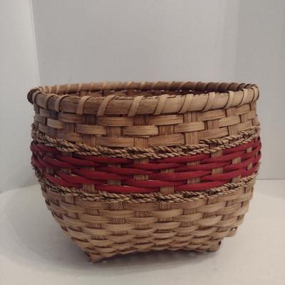 Large, Hand Woven Basket- Signed by Artist