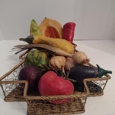 Paper Mache 'Fruit and Vegetables'
