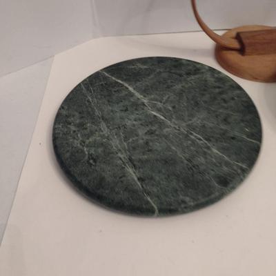 Collection of Kitchen Ware- Banana Hanger, Fruit Bowl, Granite Platform