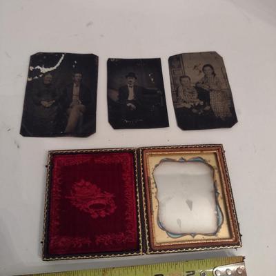 Collection of Daguerreotypes- One in Frame