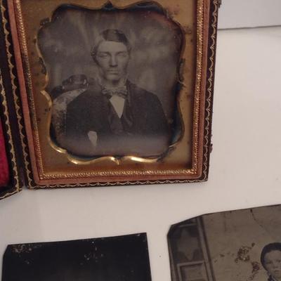 Collection of Daguerreotypes- One in Frame