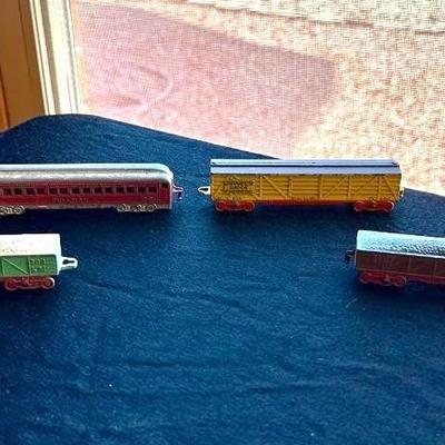 4 TOOTSIE TOY DIE-CAST TOY TRAINS