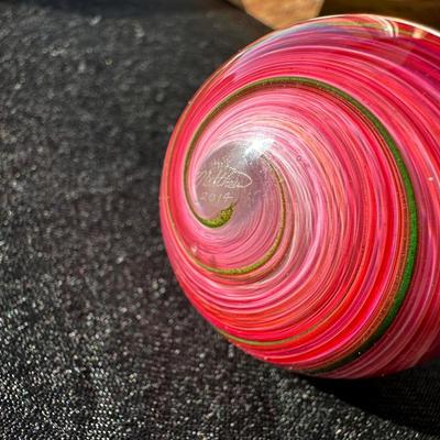 SIGNED MARK MATTHEWS MARBLE