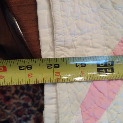 Quilted Coverlet- Approx 67" x 62"