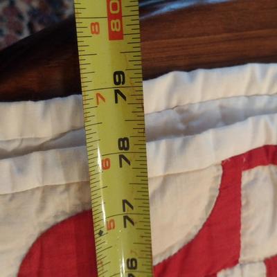 Quilted Coverlet- Approx 68" x 78"