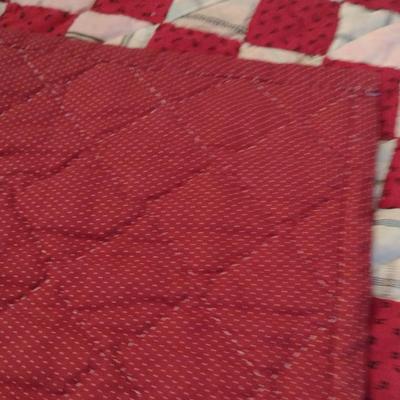 Quilted Coverlet- Approx 62" x 76"