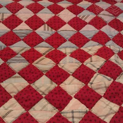 Quilted Coverlet- Approx 62" x 76"
