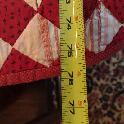 Quilted Coverlet- Approx 62" x 76"