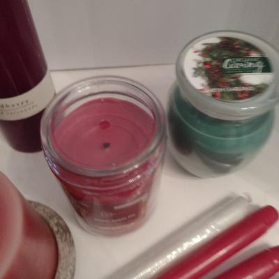 Collection of Candles and Accessories