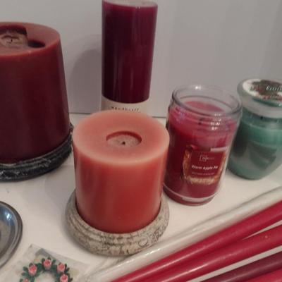 Collection of Candles and Accessories