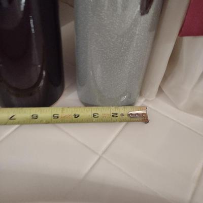 Pair of Tall, Ceramic Vases