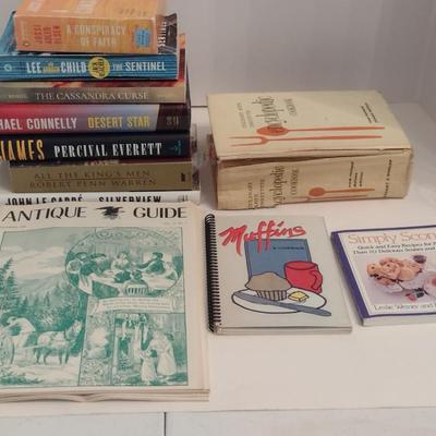 Collection of Books and Antique Guides