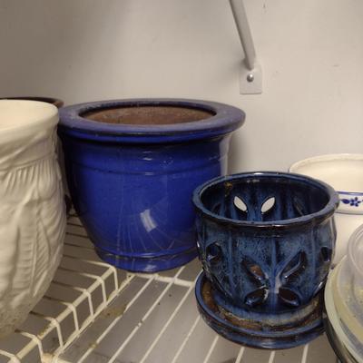 Collection of Ceramic Flower Pots