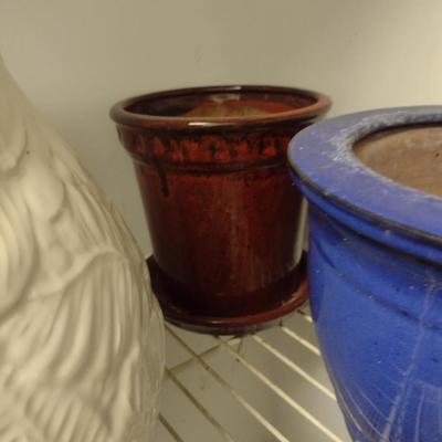 Collection of Ceramic Flower Pots