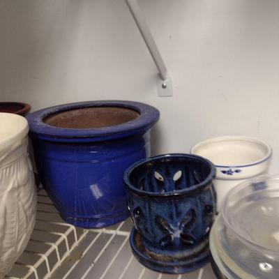 Collection of Ceramic Flower Pots