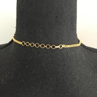 Vintage goldtone ethnic necklace