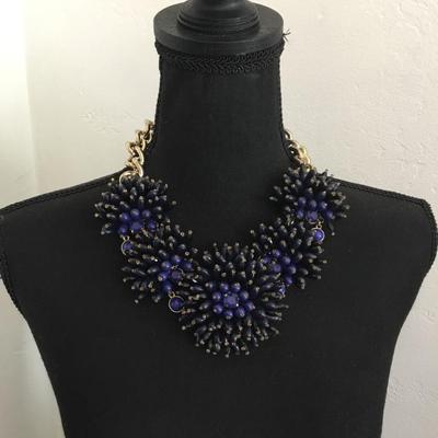 Banana Republic gold tone, statement, necklace