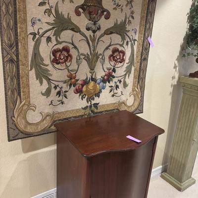 Antique Music sheet stand and wall hanging