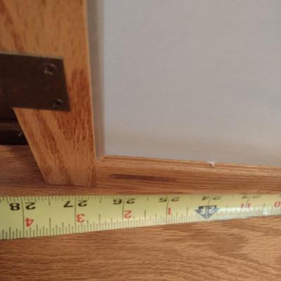 Thornwood Brand Eight Drawer Dresser with Folding Triple Panel Mirror