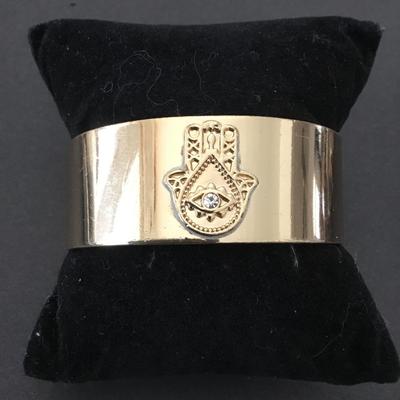 Gold, gold tone cuff bracelet