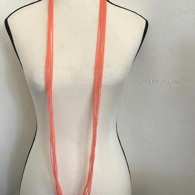 Sale Photo Thumbnail #66: Vintage Faux Beaded necklace. Please see attached photos.