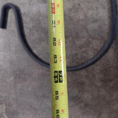 Pair of Metal Shephard's Hook Plant Hangers