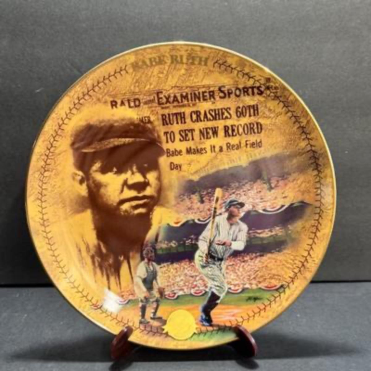 Babe Ruth 60th HR Plate | EstateSales.org