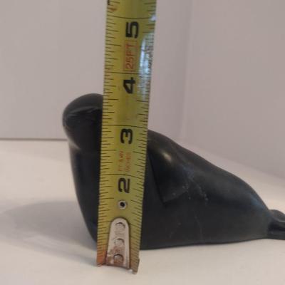 Pair of Carved Stone Eskimo Art Figurines