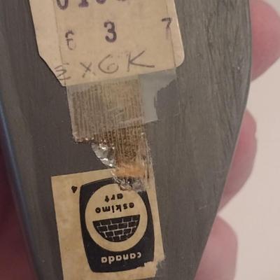 Pair of Carved Stone Eskimo Art Figurines