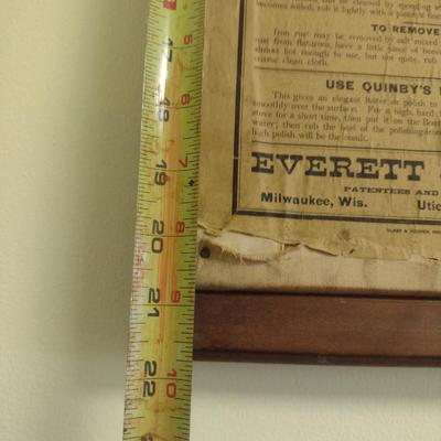 Vintage Perfect Ironing Board Advertising