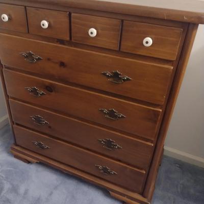 Two Over Four Solid Wood Chest of Drawers