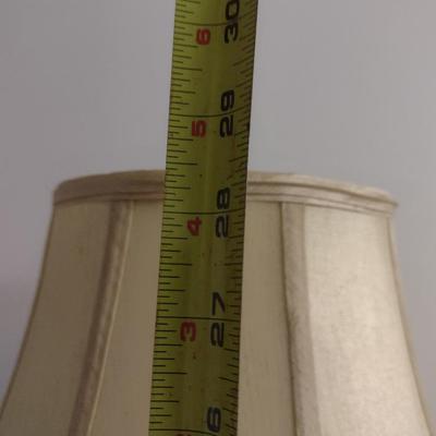 Metal Post Table Top Lamp with Shade