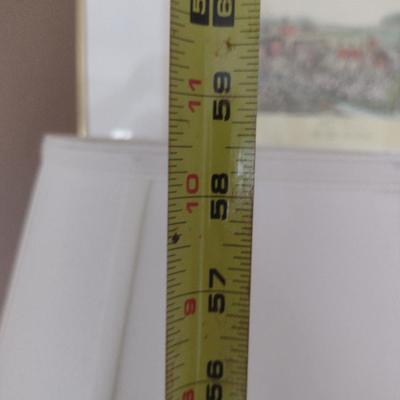 Brass Floor Lamp with Swing Arm