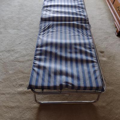 Fold-Up Cot with Mattress