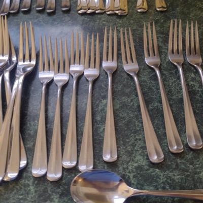 Stainless Steel Flatware- Assorted Makers- Approx Pieces