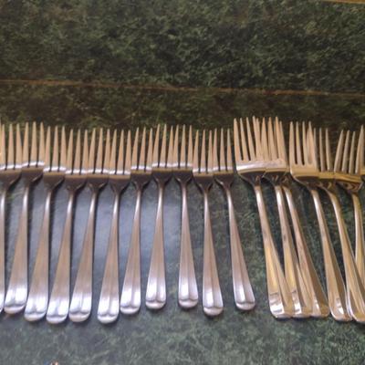 Stainless Steel Flatware- Assorted Makers- Approx Pieces