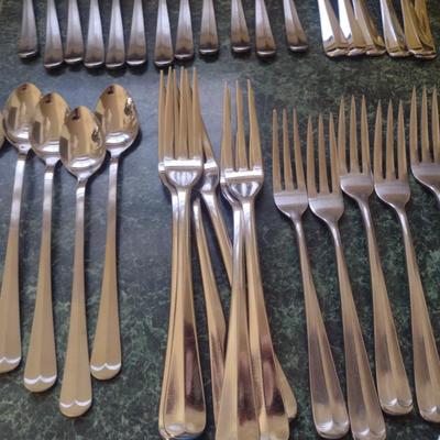 Stainless Steel Flatware- Assorted Makers- Approx Pieces