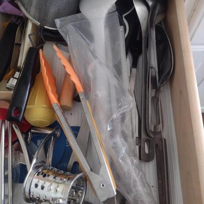 Assorted Kitchen Utensils and Gadgets